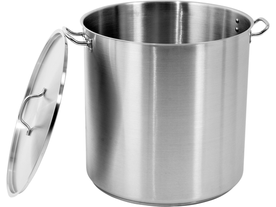 GARNEK WYSOKI Z POKRYWKĄ ZE STALI NIERDZEWNEJ 50X50CM 98,2L