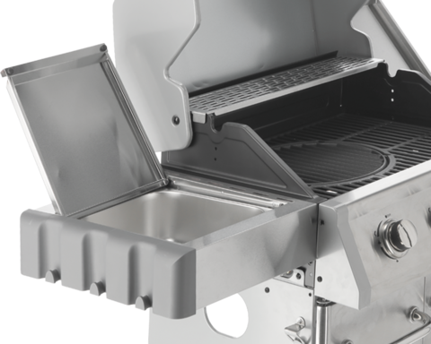 GRILL GAZOWY ITAMI 3+1 STAL NIERDZEWNA 11,5KW, Z SZYBĄ