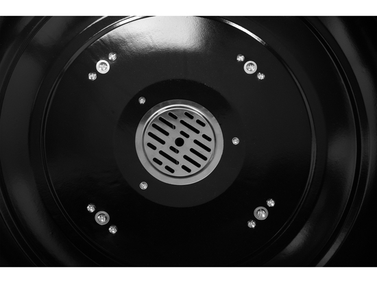 GRILL OGRODOWY WĘGLOWY OKRĄGŁY Z POKRYWĄ, ŚREDNICA 54 CM