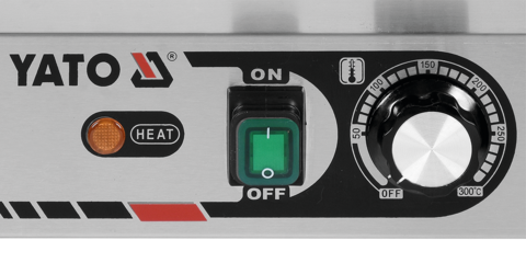 ELEKTRYCZNY GRILL KONTAKTOWY PANINI W PEŁNI RYFLOWANY 44CM 2,2KW