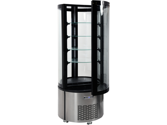 WITRYNA CHŁODNICZA 400L 68X68X175 CZARNA