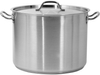 GARNEK ŚREDNI Z POKRYWKĄ ZE STALI NIERDZEWNEJ 40X30CM 37,7L