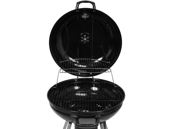 GRILL OGRODOWY WĘGLOWY OKRĄGŁY Z POKRYWĄ, ŚREDNICA 54 CM